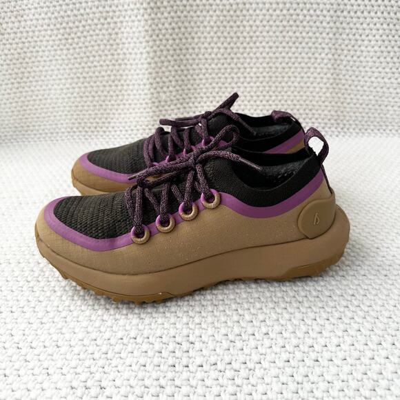 Allbirds Women Trail Runners SWT in Hazy Beige Lux Purple Running Sneakers 8.5 - Picture 5 of 10